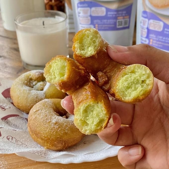 เชฟจ๋า Old-Fashioned Cake Donut Mix Easy-to-Prep Baking Flour for Homemade Donuts (1000g)