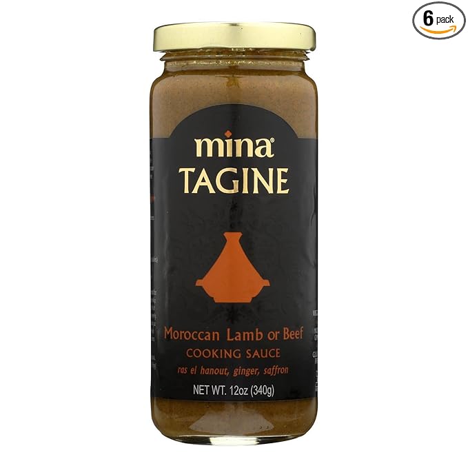 Mina's Moroccan Lamb Or Beef Tagine Sauce - Case of 6 - 12 OZ