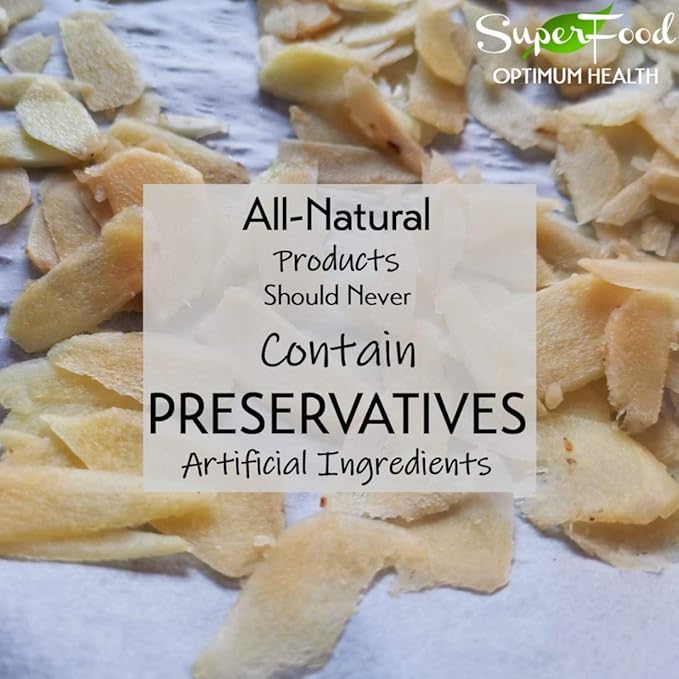 Gerbs Crystalized Dried Ginger 2 lbs. | Unsulfured No Artificial Additives Resealable Bulk Bag | Bold &amp Spicy Flavor | Top 14 Allergen-Free