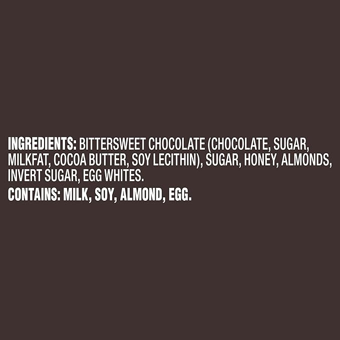 TOBLERONE Dark Chocolate Bar with Honey and Almond Nougat Bulk Chocolate 20 - 3.52 oz Bars