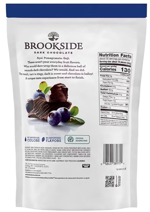 Brookside Dark Chocolate Acai/Blueberry Basic 32 Oz