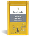 Tea Forte Citrus Earl Gray Premium Loose Leaf Caffeinated Black Tea Blend Canister Makes 35-50 Cups