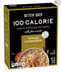 Better Oats Instant Oatmeal Apples &amp Cinnamon 9.8 ounce ( Pack of 3 )