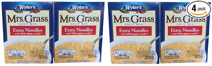 Extra Noodles Soup Mix - Mrs. Grass - 5.2 oz. (PACK of 4)