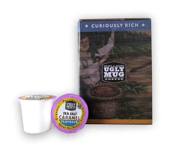 Ugly Mug Coffee Signature Organic Flavored Single Serve Bio-degradable UGLY CUPS (Keurig Compatible) | Flavored Variety Pack 96 Pack