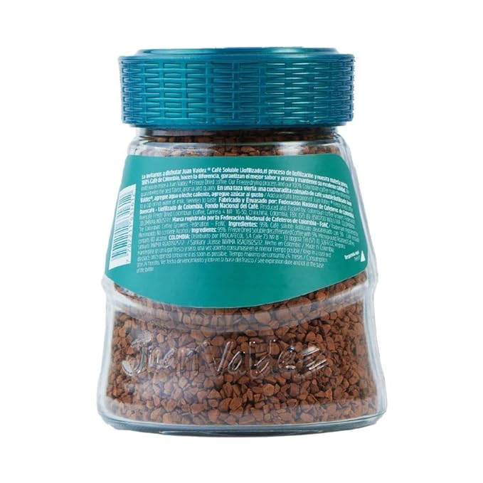 Juan Valdez Decaffeinated Freeze Dried Coffee 3.5 OZ - Premium Colombian Coffee (Pack of 2)