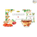 I WUGU Chinese Jujube Longan Wolfberry Tea Caffeine-Free Tea Bags Red Dates Tea Warming Comfort Energy &amp Relaxation Natural Additive-Free Wellness Tea 30 Single-Serve Sachets of 12g/0.4oz e