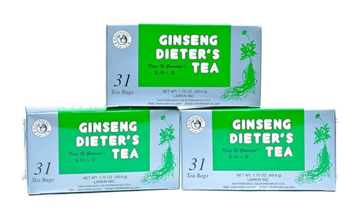 3 BOX KING OF GINSENG DIETERS TEA 93 TEABAGS by N/A