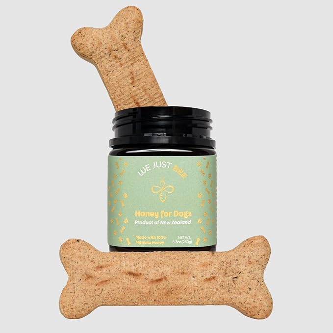 Manuka Honey for Dogs 250g/8.8oz – Premium New Zealand Dog Food Topper &amp Natural Treat | Raw Honey for Dogs for Immune Skin &amp Gut Support | Traceable Superfood – MGO 400+