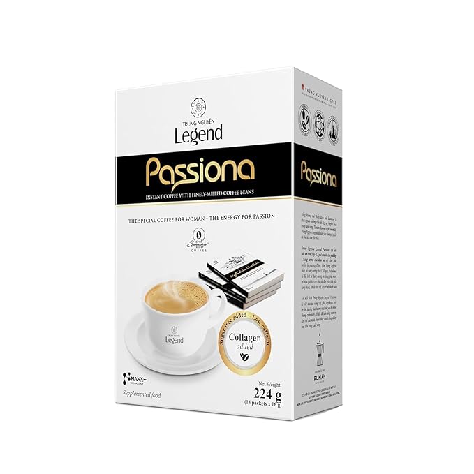 Instant Coffee Powder Quick Dissolving (COMBO COLLAGEN PASSIONA INSTANT COFFEE)