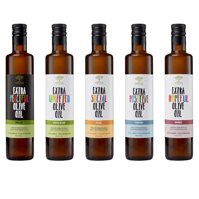 SINDYANNA OF GALILEE Awarded Extra Virgin Olive Olive Oil Cold Pressed Made in Israel Kosher Vegan Keto &amp Cold Presse 250ml (Barnea)
