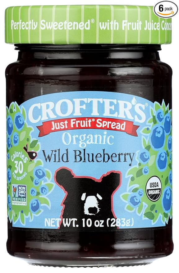 Crofters Food Ltd. Just Frt Sprd Og Wld Blub 10-Ounce (Pack of 6)