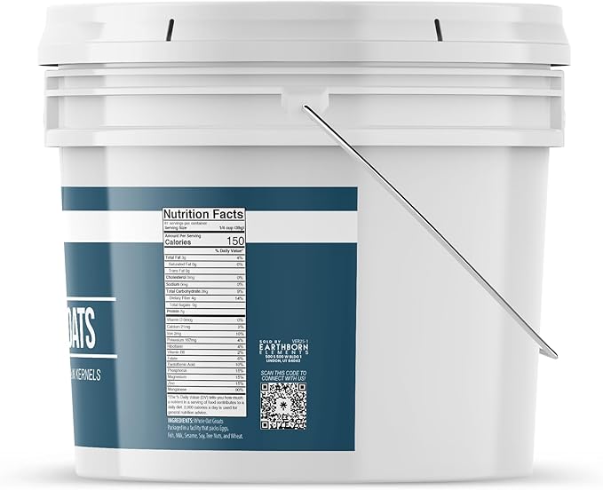 Earthborn Elements Oat Groats (1 Gallon) Good Source of Iron &amp Fiber Always Pure