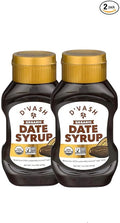 Dvash Organic Date Syrup 2 Pack 16.6 Ounce Squeeze Bottle | Dibis | Vegan Gluten-free No Added Sugar Paleo Non-GMO Kosher Sugar Substitute|HoneyMaple and Barley Malt Substitute|