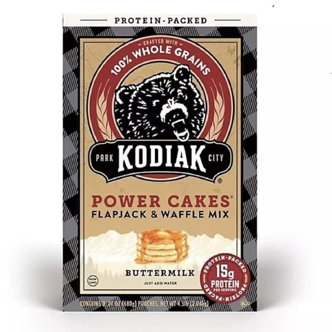 Generic Kodiaks Power Cakes Buttermilk Mix Pack of 3 20 oz each
