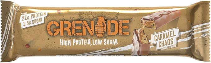 Grenade High Protein Bar - Caramel Chaos 12 x 60 g