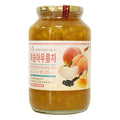 Apexy Korean Honey Peach Oolong Tea – Made with Real Fruit No Artificial Colors – Premium Drink Base Smoothies Desserts Cocktails Yogurt Spreads Made in KOREA 35.27oz (1kg). (Peach Oolong Tea)