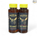 KILLER BEE Gourmet HOT Honey 12oz– Duo Variety Pack: HOT &amp EXTRA HOT | 100% Pure Honey Chili Pepper Infused (2 Pack)