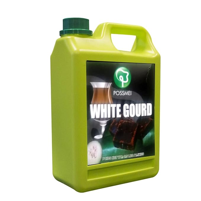 Possmei White Gourd Flavored Syrup 5.5 Pound Plastic Jar 1 Pack