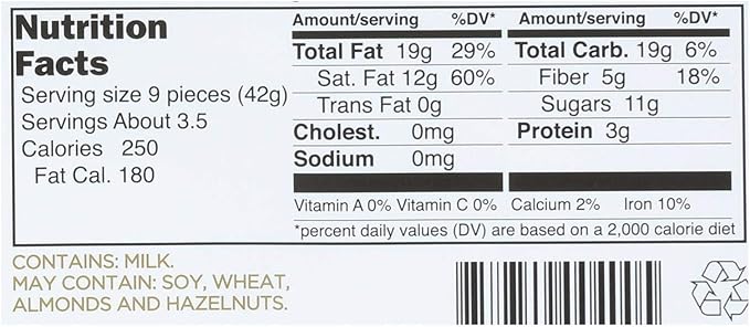 70% Bittersweet Chocolate Bar 5.30 Ounces (Case of 12)