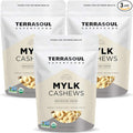 Terrasoul Superfoods Organic Raw Cashews (Mylk Grade) 6 Lbs (Pack of 3) Premium Quality for Snacking Desserts Cashew Milk and Nut Butter Making