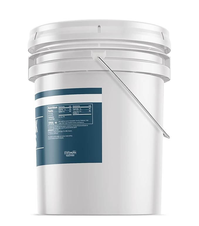 Earthborn Elements Quick Oats 5 Gallon Bucket Bulk Size Quick Breakfast Whole Grain Oats (320 Ounce)