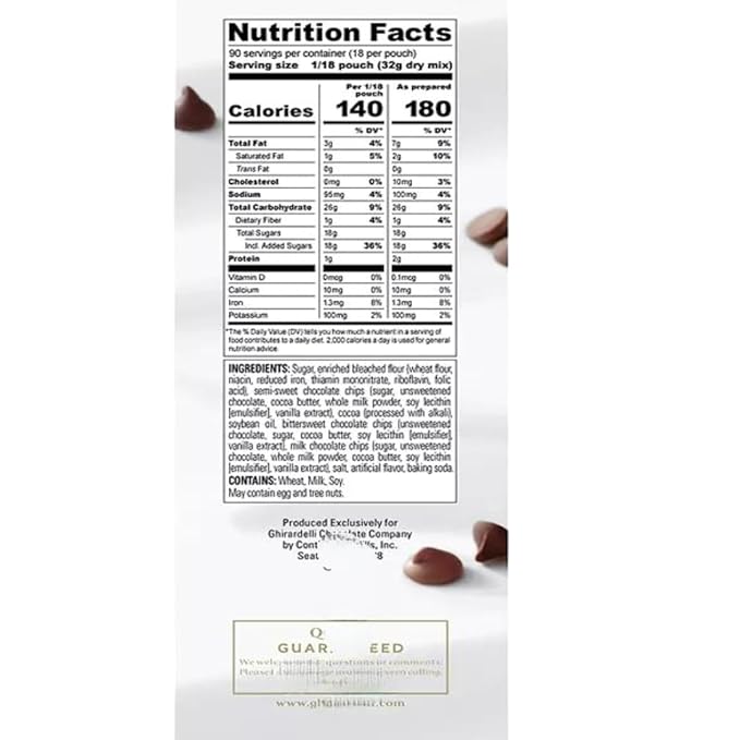 Triple Chocolate Brownie Mix 90 Servings 5 Pack (2 Pack)