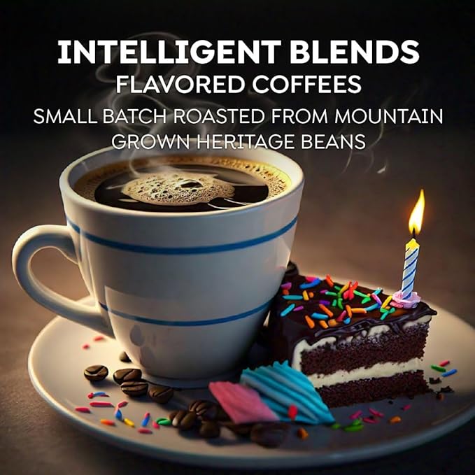Intelligent Blends Flavored Coffee Pods Variety Pack 80 ct 6 Assorted Flavors Single Serve Pods – 100% Arabica Coffee Compatible with Keurig K Cups Maker
