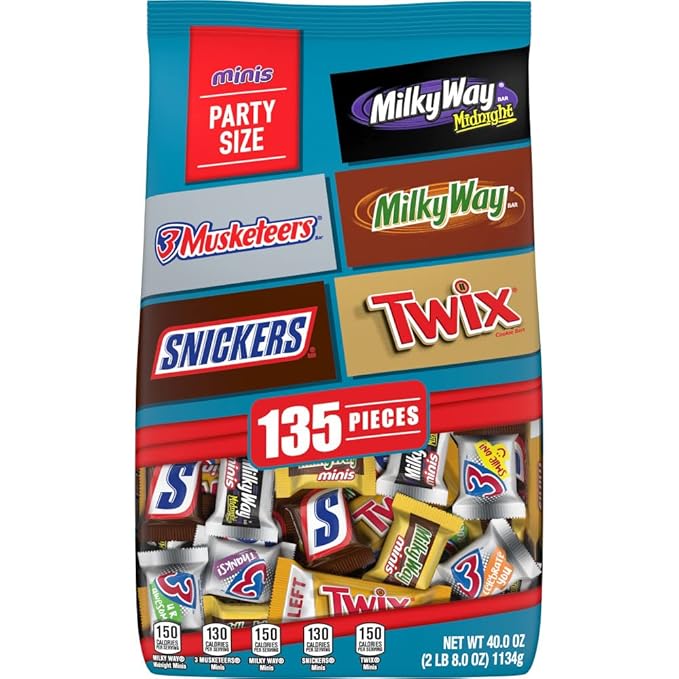 Mars Chocolate Minis Size Candy Variety Mix Bag 40 oz