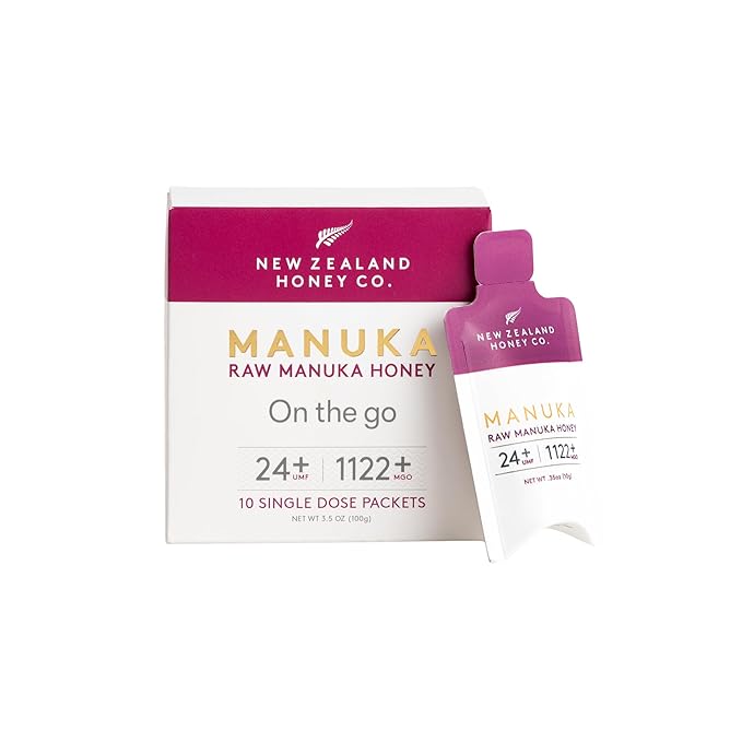 New Zealand Honey Co. Manuka Honey Packets UMF 24+ - 10Pack