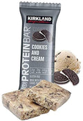 Kirkland Signature Protein Bars Cookies and Cream 2.12 oz 20-count