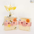 California Raw Mountain Wildflower Comb Rose Honey Honeycomb 11 Oz. Pure 100% Natural Gift Wrapped 2PK