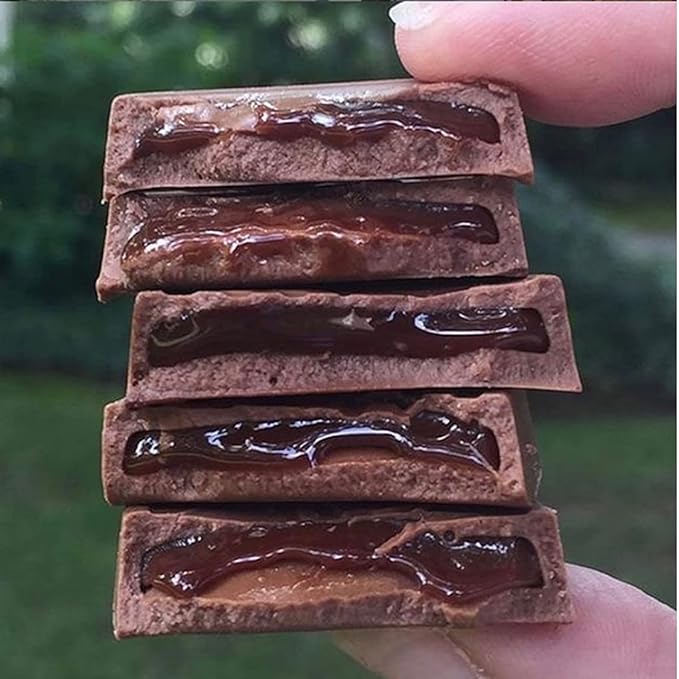 Moo Chocolates All Natural Milk Chocolate Mini Bars with Honey Caramel 0.7 oz 14 ct (Pack of 1) | 70 Calorie Snacks for On-the-Go Lunchboxes Office