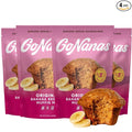 GoNanas Original Oat Flour Banana Bread Mix Suitable for Plant Based Vegan Diets Gluten Free Dairy Free Snacks Healthy Snacks For Adults Muffin Mix Nut Free Cupcakes Dessert NON-GMO 4pk