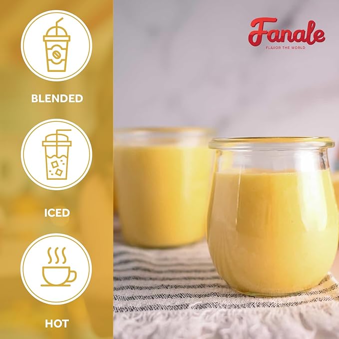 Fanale Premium Egg Pudding Bubble Tea Flavoring Powder | Perfect for Baking Smoothies Desserts and Drinks | Instant Flavoring Powder for Boba Milk Tea - 2.2 Pounds (Pack of 1)
