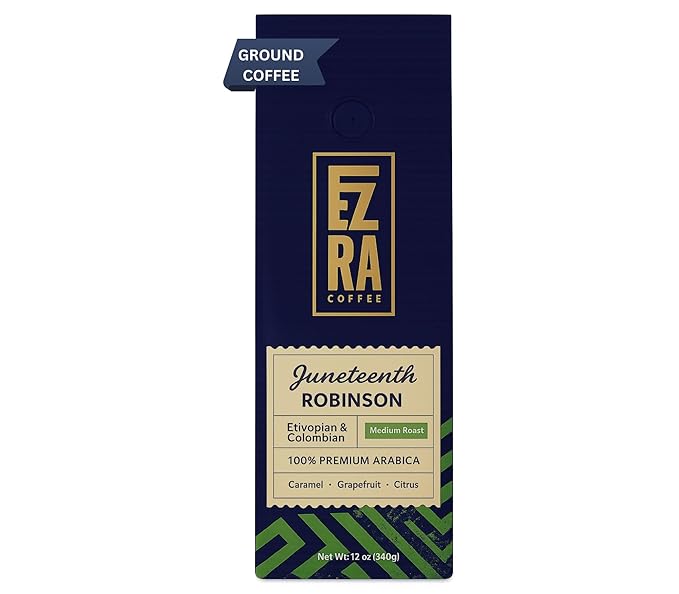 Juneteenth Robinson Medium Roast Ground Coffee - 12 ounce