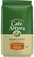 Cafe Altura Whole Bean Organic Coffee House Blend 5 lb Bag