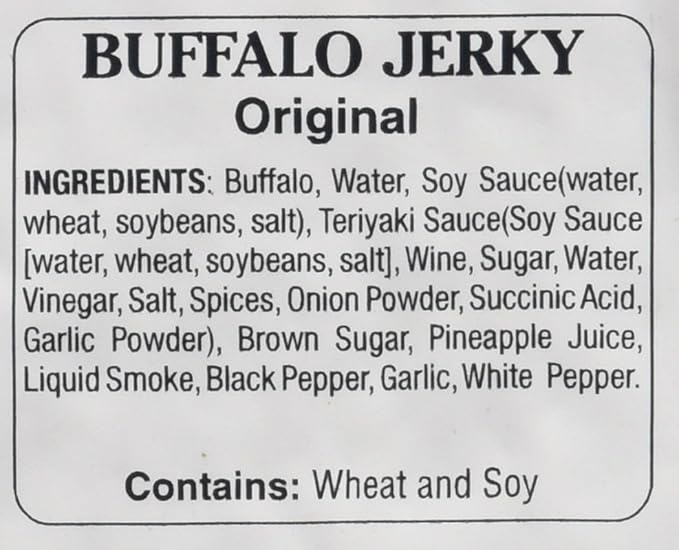 Jerky.com Original Buffalo Jerky 3-Pack - Exotic Jerky High Protein Gluten-Free All-Natural Exotic Snack - Premium Wild Game Meat - Perfect for Hiking Camping and On-the-Go 1.75oz (Pack of 3)