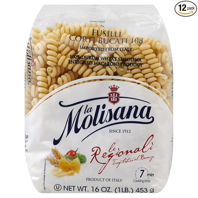 Pasta Fusilli Bucati Cort (Pack of 12)