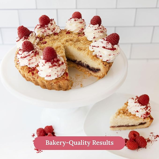 CrumbleCrate Almond Raspberry Tart DIY Baking Kit | Gourmet Dessert Making Set for Adults | Pre-Measured Ingredients &amp Tools | Baking Gift
