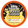 Java Factory Flavored Coffee Pods I Peel Good Banana Cream Compatible with K Cup Brewers 40 Count