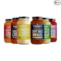 Sonoma Gourmet Pasta Sauce Variety Pack – Non-GMO No Sugar Added – 6 Chef-Crafted Flavors – 25oz Jars