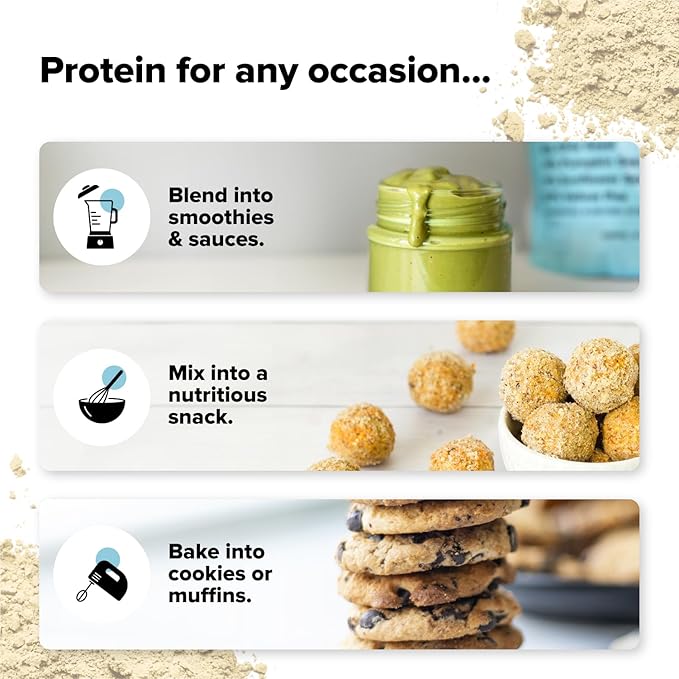Complement Organic Unflavored Vegan Protein Powder (30 Servings) Low Carb Low Calorie Sugar Free Soy Free Non-GMO Gluten Free Non Dairy- Yellow Pea Pumpkin Seed- 15g Plant Based Protein Powder