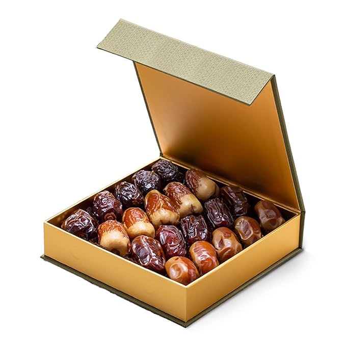 Bateel Palm Box – Small Premium Plain Dates | Luxury Dates Gift Box | Perfect for Eid Ramadan Corporate Gifts