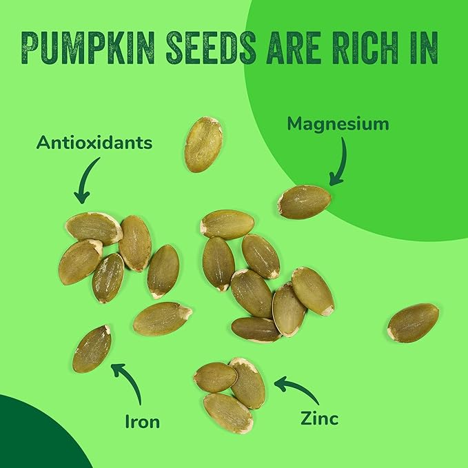 Oven Toasted Pumpkin Seeds with Sea Salt (Papitas) 48 oz (3 lb) Batch Tested Gluten &amp Peanut Free | No Oils | No PPO | Non GMO | Vegan and Keto Friendly | Premium Quality