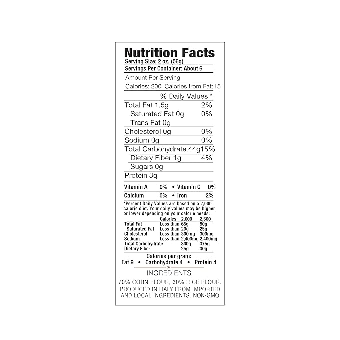 DeLallo Gluten Free Orzo Pasta 12 oz Bag (7 Pack) Made with Corn and Rice Flour Handcrafted in Italy Non-GMO All Natural Kosher