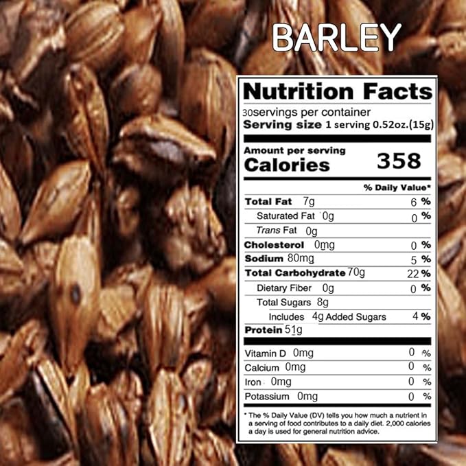 GAGOPA Roasted Barley Tea – 100% Korean Grain Tea Smooth Nutty Flavor Caffeine-Free Herbal Drink Hot or Iced 450g Bulk Pack