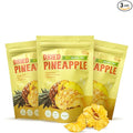 The Daily Good Soft-Dried Pineapple Slices | All Natural Superfood Snacks for Adults &amp Kids | Healthy Soft and Chewy | No Sugar Added or Preservatives Gluten Free Vegan (1.41 oz Pack of 3)