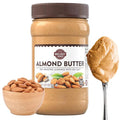 Wellsley Farms Almond Butter with Sea Salt 27 oz – Gluten-Free Creamy &amp Smooth Texture Made with Dry Roasted USA-Grown Almonds Peanut-Free High-Protein Spread for Toast Smoothies &amp Bakin
