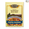 Alessi Autentico Premium Soups Traditional Flavors 6oz (Neapolitan Bean Pack of 6)